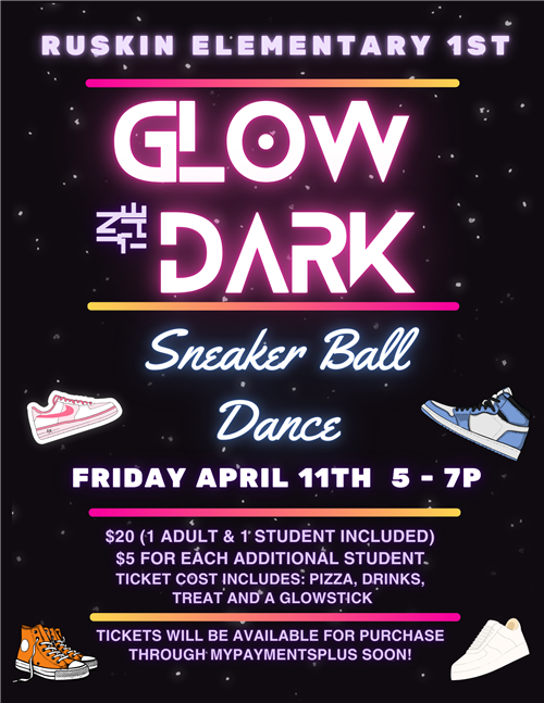 sneaker dance ball friday april 11 5:00pm-7:00pm